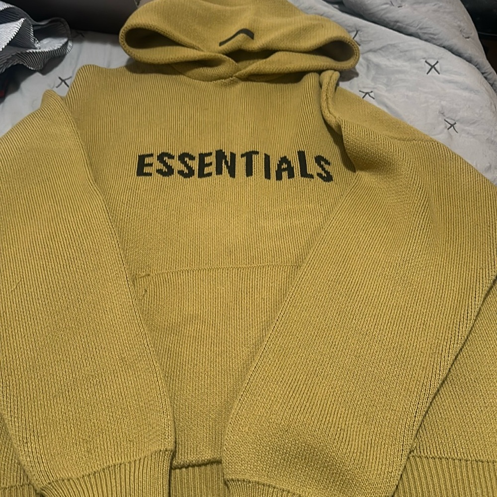 Fear Of God Essential knit pullover hoodie